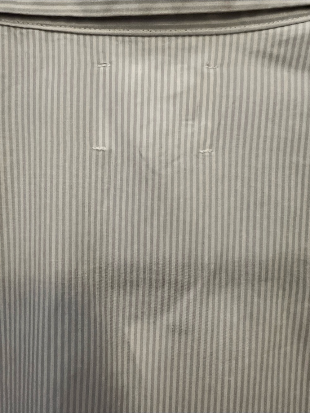 Anthropologie sundays Striped Button-Front sleeveless Shirt in White and gray - Picture 4 of 10